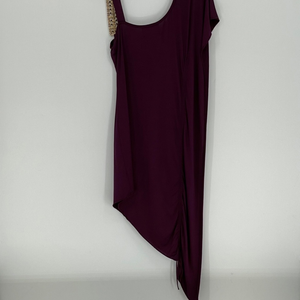 KLS Purple Rhinestone Mini Dress - Picture 5 of 5